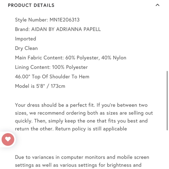 NWT Aiden Mattox champagne sequin one shoulder ruffle dress - Picture 8 of 8